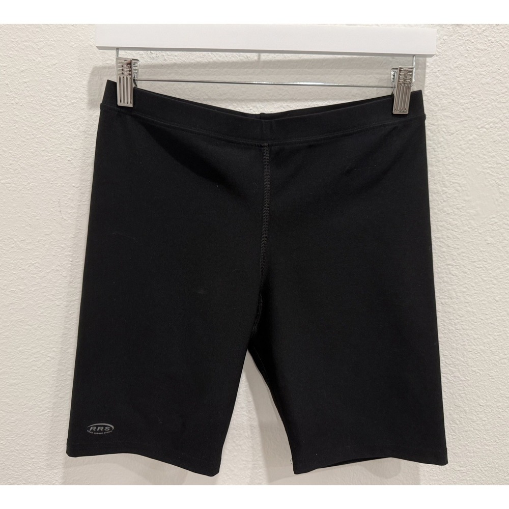 RRS Road Runner Sports Black Compression Cycling Bike Shorts SIZE M